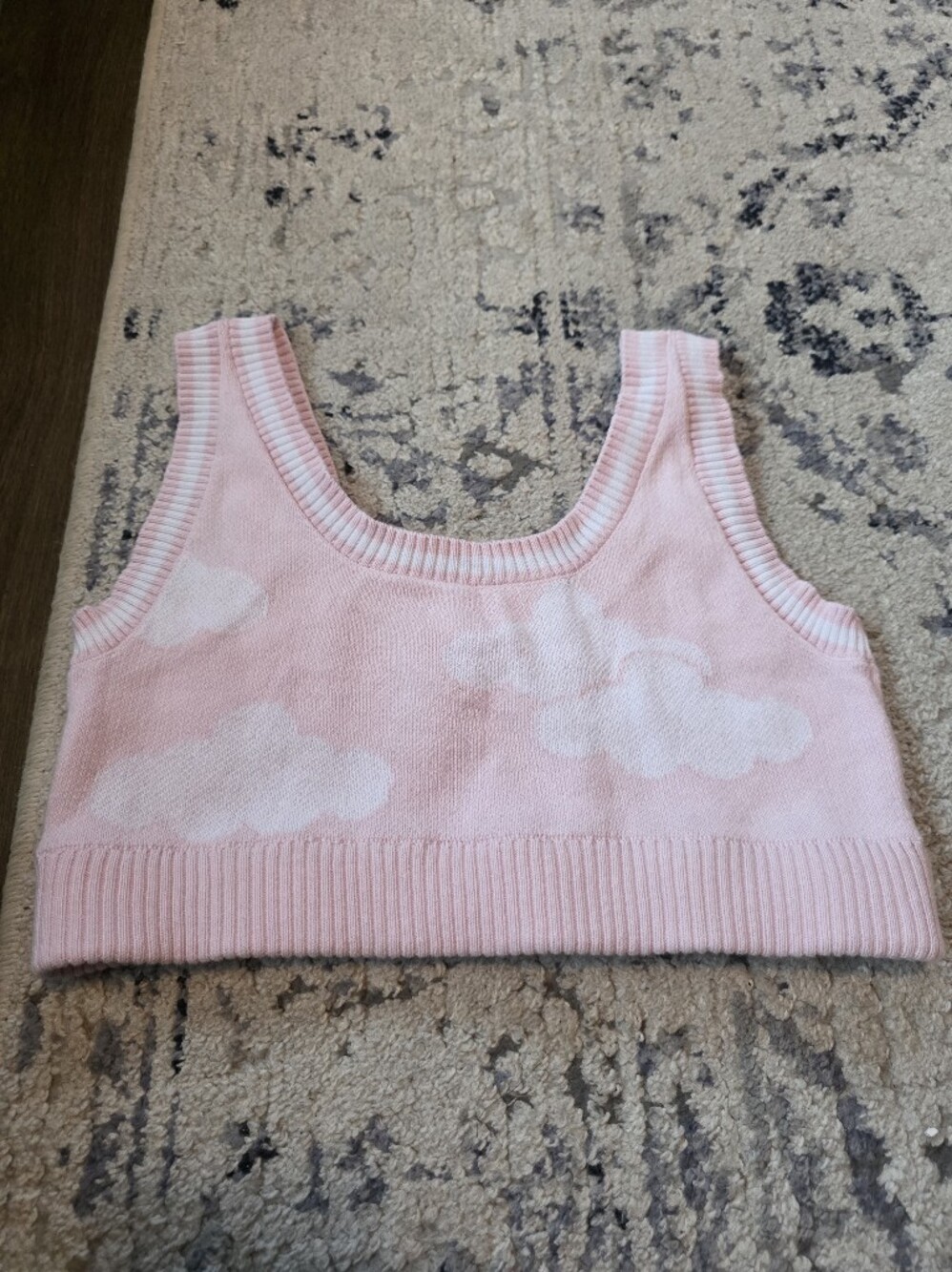 Megan Moroney Cloud 9 Official Pink Cloud Knit Tank Top Sz M